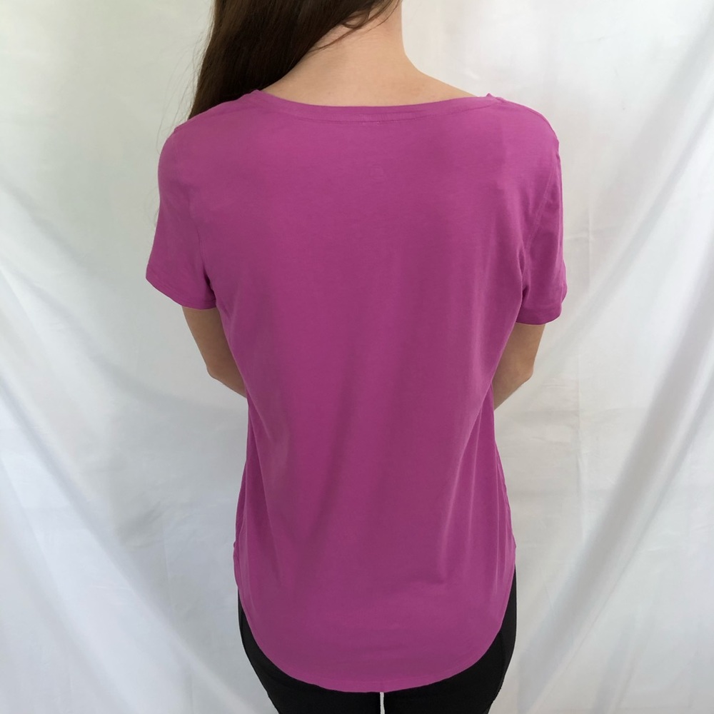 Lululemon Love Tee size 8/10 Purple/Pink Top - Picture 4 of 5
